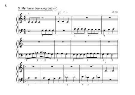Preview: Kleine Hände - flinke Finger Band 2, Anastasia Tsarchatzidou, Georg Bühler, Klavier-Solo, Ergänzungsheft, sehr leicht-leicht, für Kinder ab 4 Jahren, kindgerecht, Fingerübungen, Spielstücke, Klavierunterricht, Klavierschüler, Anfänger am Klavier, Spielhef