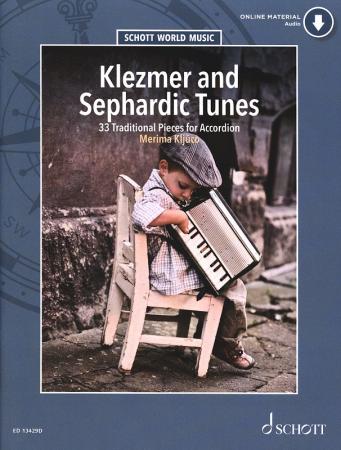 Klezmer and Sephardic Tunes, Merima Ključo, Akkordeon-Solo, Standardbass MII, Spielheft, Soloband, jüdische Volksmusik, Folk Tunes, Folklore, leicht, ​inklusive Online-Material, Akkordeon Noten, Cover