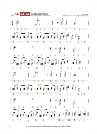 Klingende Ziachorgel, Peter Thurner, Josef Rupprechter, Steirische Harmonika, Griffschrift, Spielheft, Soloband, 19 innovative Stücke, für Bühne & Konzert, Klassiker der Volksmusik, bekannte Volkslieder, traditionelle Volksweisen, Neubearbeitungen, modern