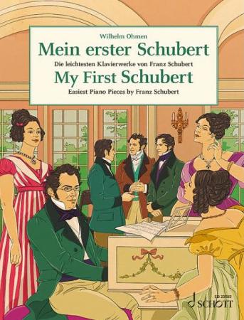 Mein erster Schubert, Franz Schubert, Wilhelm Ohmen, Klavier-Solo, Piano-Solo, Spielheft, Soloband, Klavierwerke, Walzer, Ländler, Tänze, Märsche, Salonstücke, Klavier vierhändig, leicht-mittelschwer, Klavier Noten, Cover