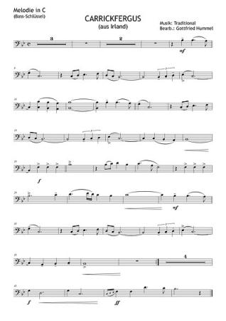Moments of Silence, Gottfried Hummel, Kammermusik-Spielheft, 2 Melodieinstrument (in C hoch und tief, Bb, Es, C (Bass-Schlüssel)), Begleitstimme (Akkordeon oder Klavier), mittelschwer, Kammermusik Noten, Probeseite