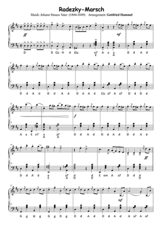 Musik, Musik - das neue Marsch-Album, Gottfried Hummel, Akkordeon-Solo, Standardbass MII, Marschmusik, Spielheft, Soloband, mittelschwer, Akkordeon Noten