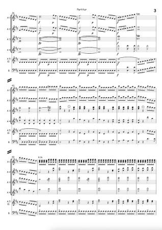Ouvertüre zu "Die Hochzeit des Figaro", Wolfgang Amadeus Mozart, Stefan Hippe, Akkordeon-Ensemble, Akkordeon-Orchester, Oper, Zugabe, Eröffnungsstück, Konzertstück, (mittelschwer-) schwer, Akkordeon Noten, Probeseite