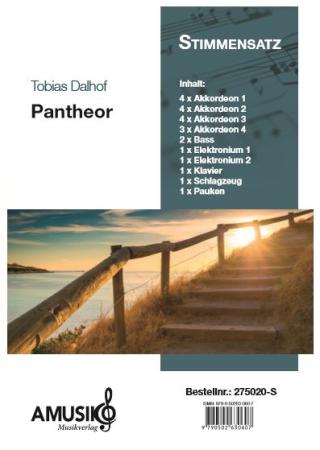 Pantheor, Tobias Dalhof, Rhapsodie für Akkordeon-Orchester, Mittelstufe, mittelschwer-schwer, Wertungsstück, Wettbewerbsliteratur, Originalmusik, Originalkomposition, Akkordeon Noten