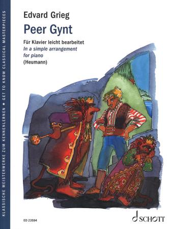 Peer Gynt, Edvard Grieg, Hans-Günter Heumann, Klavier, Spielheft, Soloband, Orchesterwerk, Klavierbearbeitung, mittelschwer, Klavier Noten, Klavier-Arrangement, Cover