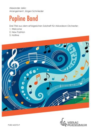 Popline Band, Alexander Jekic, Jürgen Schmieder, Akkordeon-Orchester, Kinder-Orchester, Schüler-Orchester, sehr leicht-leicht, Akkordeon Noten, Cover