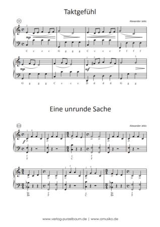 Preview: Akkordeon Rhythmix 1, Alexander Jekic, Akkordeon-Solo, Standardbass MII, Spielheft, Begleitheft, Soloband, sehr leicht, Anfänger, Unterricht, Konzerte, Vorspiele, Wettbewerbe, Wertungsspiele, Akkordeon Noten, Notenbeispiel