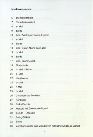 Übungsheft D2 für Querflöte, Siegfried Pfeifer, Prüfungsvorbereitung, D-Lehrgang, Tonleitern, Dreiklänge, Einzelunterricht, Gruppenunterricht, Spielstücke, Vortragsstücke, leicht, Musiktheorie, praxisorientiert, Querflöten Noten, Inhaltsverzeichnis