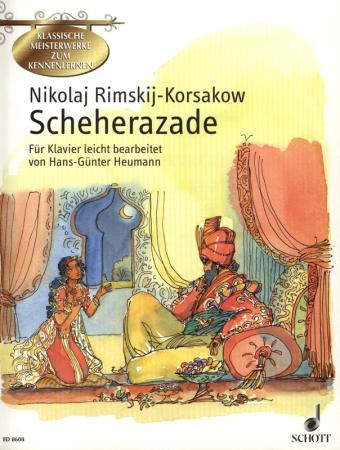 Scheherazade, Nikolaj Rimskij-Korsakow, Hans-Günter Heumann, Klavier, Spielheft, Soloband, sinfonische Suite, mittelschwer, Klavier Noten, Klavier-Arrangement, Cover