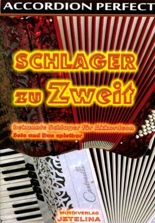 Schlager zu zweit, Christian Bruhn, Wolfgang Ruß, Akkordeon-Duo, Standardbass MII, Spielheft, Duoband, auch als Solo spielbar, mittelschwer, Akkordeon Noten
