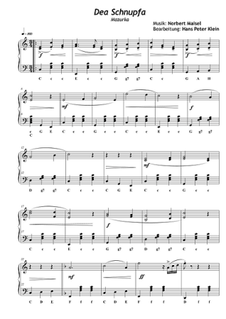 So wie früher, Norbert Maisel, Hans Peter Klein, Akkordeon-Solo, Standardbass MII, rustikale Spielstücke, Volksmusik, Spielheft, Soloband, mittelschwer, Akkordeon Noten, Probeseite