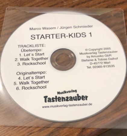 Starter Kids 1 Playalong Übe-CD, Einspielungen in Übe- und Originaltempo, Jürgen Schmieder, Marco Wasem, Schülerorchester, Spielgruppe, Akkordeonorchester, erste Orchesterstücke, Anfänger, sehr leicht, Originalkomposition, erste Originalmusik, Akkordeon N