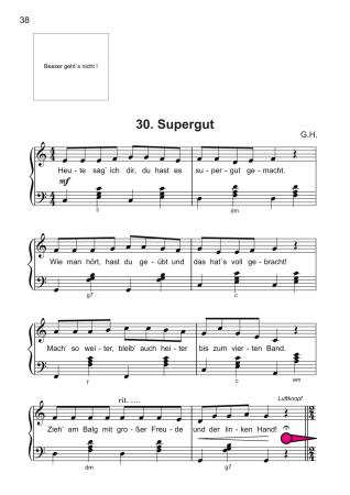 Akkordeonschule Band 3, Gerriet Heuten, Schulwerk für Akkordeon, Lehrwerk, leicht, ​für Kinder, Grundschule, Akkordeonunterricht, Akkordeon spielen lernen, mit Online-Audio, Akkordeon Noten, Notenbeispiel