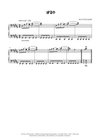 Piano Miniaturen, Arne Donadell, Spielheft für Klavier-Solo, 30 Miniaturen, mittelschwer, unterschiedliche Stimmungen, Klaviernoten