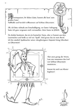 Schloss Glitzerstein, Dieter Kölbl, Klaviersolo, Spielheft, sehr leicht, Ergänzung zum Klavierunterricht, moderner Klavierunterricht, Klaviernoten