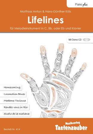 Lifelines, Hans-Günther Kölz, Matthias Anton, Piano plus, Kammermusik, Klavier und Melodieinstrument, Musiknoten, Noten