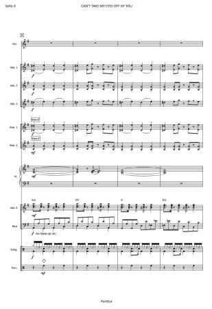 Can't Take My Eyes Off Of You, Bob Crewe, Bob Gaudio, Hans-Günther Kölz, Akkordeon-Orchester, Popmusik-Klassiker, Coverversion, Soundtrack, Filmmusik, Hochzeitstanz, mittelschwer, Akkordeon Noten
