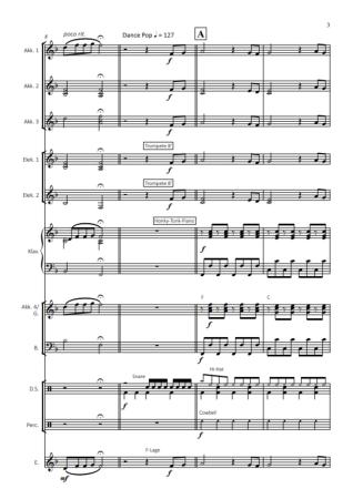 Take Me Home, Country Roads, John Denver, Bill Danoff, Taffy Nivert, Jonathan Kruspel, , Akkordeon-Orchester, Tophit, Megahit, Countrysong, Partysong, leicht-mittelschwer, inkl. Easy-Stimme, Akkordeon Noten, Unterhaltungsmusik, Partymusik, Notenbeispiel