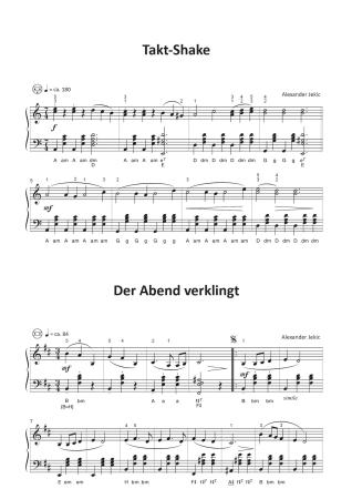 Einfach schöne Weltmusik, Alexander Jekic, Akkordeon-Solo, Standardbass MII, Spielheft, Soloband, Vorspiel, Konzert, Akkordeonunterricht, World Music, leicht, Anfänger, Wiedereinsteiger,inkl. Online-Audio, Akkordeon Noten, Probeseite