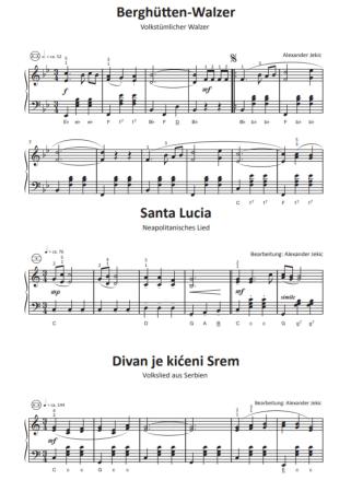 Einfach schöne Walzer, Alexander Jekic, Akkordeon-Solo, Standardbass MII, Spielheft, Soloband, Vorspiel, Konzert, Akkordeonunterricht, Musette, English Waltz, Folk, leicht, Anfänger, Wiedereinsteiger, inkl. Online-Audio, Akkordeon Noten, Notenbeispiel