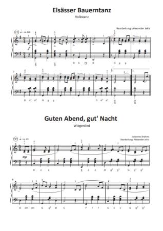 Einfach schöne Walzer, Alexander Jekic, Akkordeon-Solo, Standardbass MII, Spielheft, Soloband, Vorspiel, Konzert, Akkordeonunterricht, Musette, English Waltz, Folk, leicht, Anfänger, Wiedereinsteiger, inkl. Online-Audio, Akkordeon Noten, Blick ins Heft