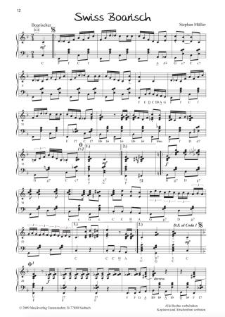 S' Müllers, Stephan Müller, Akkordeon Solo, 2. Stimme, Duett, mittelschwer-schwer, Musette, Dixieland, Polka, Boarisch, Jazz, Tanzjazz, Swing, Akkordeon Noten