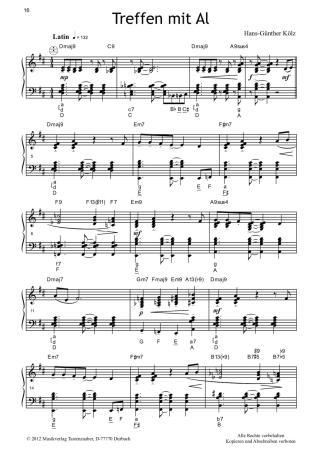 Jazzy Tunes 1, Hans-Günther Kölz, Akkordeon Solo, Standardbass MII, Jazz, Originalkomposition, mittelschwer-schwer, Akkordeon Noten