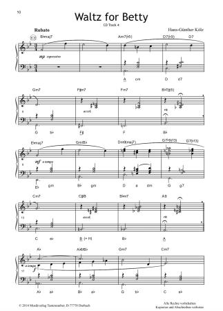 Jazzy Tunes 2, Hans-Günther Kölz, Akkordeon Solo, Standardbass MII, Jazz, Originalkomposition, mittelschwer-schwer, Akkordeon Noten