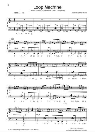 Jazzy Tunes 2, Hans-Günther Kölz, Akkordeon Solo, Standardbass MII, Jazz, Originalkomposition, mittelschwer-schwer, Akkordeon Noten