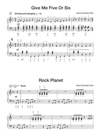 Blue Planet, Hans-Günther Kölz, Spielstücke für Akkordeon-Solo, Originalkompositionen, Mittel- bis Oberstufe, Wettbewerbsstücke, Akkordeon Noten