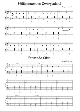Die Tastenzwerge Band 1, Jürgen Schmieder, Akkordeon Solo, Standardbass MII, sehr leicht-leicht, Anfänger, Schüler, Akkordeon Noten, Akkordeonunterricht, Begleitheft, Spielheft