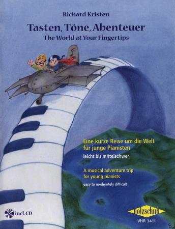 Tasten, Töne, Abenteuer, Richard Kristen, Klavier, Spielheft, Soloband, musikalische Reise, Rätsel, Hindernisse, leicht-mittelschwer, ​mit Audio-CD, Klavierunterricht, Klavier Noten