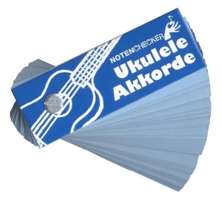 Notenchecker Ukulele-Akkorde, Akkordfächer, Akkorde to go, Spickzettel