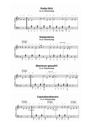 Volltreffer Band 2, Thommy Reeg, Akkordeon-Solo, Standardbass MII, Spielheft, Soloband, sehr leicht, Anfänger, erste Spielstücke, Oktavraum, Akkordeonunterricht, Akkordeon Noten