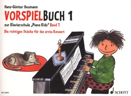 Vorspielbuch 1, Hans-Günter Heumann, Klavier-Solo, Piano-Solo, Spielheft, Soloband, erste Vorspielstücke, Fünftonraum, sehr leicht, Klavier Noten, Cover