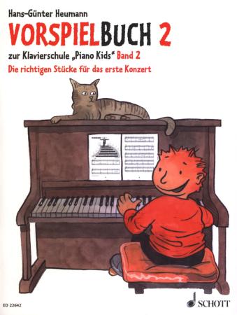 Vorspielbuch 2, Hans-Günter Heumann, Klavier-Solo, Piano-Solo, Spielheft, Soloband, erste Vorspielstücke, sehr leicht, Klavier Noten, Cover
