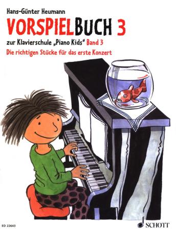 Vorspielbuch 3, Hans-Günter Heumann, Klavier-Solo, Piano-Solo, Spielheft, Soloband, erste Vorspielstücke, sehr leicht-leicht, Klavier Noten, Cover