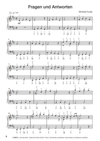 Preview: Bass... Bässer... Am Besten! 2, Winfried Funda, Akkordeon-Solo, ​Standardbass MII, Einzeltonspiel, Spielheft, Soloband, leicht-mittelschwer, Akkordeon Noten, Beispielseite