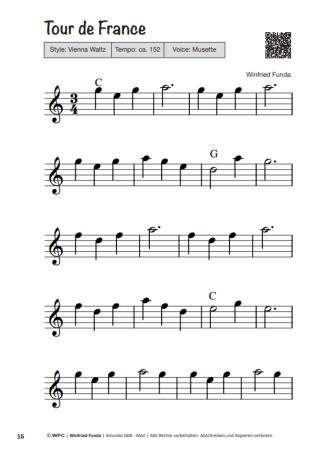 Step by Step, Winfried Funda, Altblockflöte, Spielheft, Soloband, Anfänger, Einsteiger, Flöte spielen lernen, 28 leichte Spielstücke, mit Online-Audio, sehr leicht-leicht, Originalkompositionen, Originalmusik, Noten für Flöte, Notenbeispiel