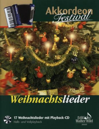 Weihnachtslieder, Arturo Himmer, Akkordeon-Solo, Standardbass MII, Spielheft, Soloband, mit Playback-CD, Weihnachten, Christmas, mittelschwer, Weihnachtsnoten, Akkordeon Noten, Cover