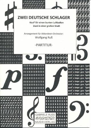 Zwei deutsche Schlager, Anton Profes, Willi Kollo, Wolfgang Ruß, Akkordeon-Orchester, leicht-mittelschwer, Akkordeon Noten