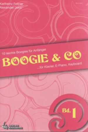 Boogie & Co Band 1, Karlheinz Follner, Alexander Jekic, Klavier, E-Piano, Keyboard, Spielheft, Soloband, Anfänger, sehr leicht-leicht, Klavier Noten, Klavierunterricht, Klavier spielen lernen