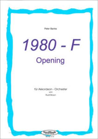 1980-F Opening, Peter Banks, Rudi Braun, Akkordeon-Orchester, Thomas Gottschalk, Titelmelodie, Fernsehsendung, Na sowas, mittelschwer, Akkordeon Noten