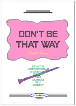 Don't Be That Way, Benny Goodman, Edgar Sampson, Wolfgang Ruß, Akkordeon-Orchester, Jazz, Jazzakkordeon, mittelschwer, Akkordeon Noten