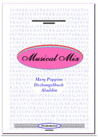 Musical Mix, Wolfgang Ruß, Medley, Akkordeon-Orchester, Potpourri, Walt Disney, Mary Poppins, Aladdin, Dschungelbuch, mittelschwer, Akkordeon Noten