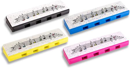 Hohner Speedy, Diatonische Mundharmonika, Tonumfang 1 Oktave (c''-c'''), C-Stimmung, 4 Löcher, weit voneinander entfernte Kanalöffnungen, robuste Bauweise, ideal für Anfänger, für Kinder im Vorschulalter, Einzel- und Gruppenunterricht, Klassenmusizieren,