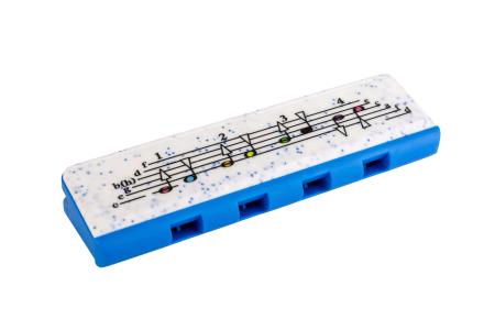 Hohner Speedy, Diatonische Mundharmonika, Tonumfang 1 Oktave (c''-c'''), C-Stimmung, 4 Löcher, weit voneinander entfernte Kanalöffnungen, robuste Bauweise, ideal für Anfänger, für Kinder im Vorschulalter, Einzel- und Gruppenunterricht, Klassenmusizieren,