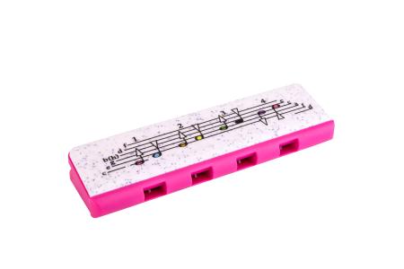 Hohner Speedy, Diatonische Mundharmonika, Tonumfang 1 Oktave (c''-c'''), C-Stimmung, 4 Löcher, weit voneinander entfernte Kanalöffnungen, robuste Bauweise, ideal für Anfänger, für Kinder im Vorschulalter, Einzel- und Gruppenunterricht, Klassenmusizieren,