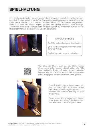iPlay Cajón, Prof. José J. Cortijo, Marc Küsters, Cajónschule, Schulwerk für Cajón, Online-Material, Playalongs, verschiedene Genres, verschiedene Rhythmen, Cajón spielen lernen, Cajónunterricht, Selbststudium, Cajón Noten, Spielhaltung