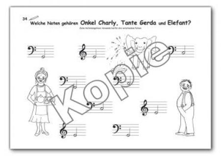 NOTEN-Workshop 1, Marianne Baldauf, Übungsheft für Akkordeon, spielerisch Noten lernen, Rhythmusspiele, sehr leicht, Akkordeon Noten